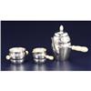 Image 1 : 3 Piece Silver and Ivory Coffee Service - Jensen