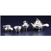 Image 2 : Georg Jensen Four Piece Tea Set, after 1945