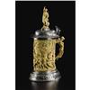 Image 1 : Renaissance Revival Silver Mounted Ivory Tankard