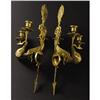 Image 2 : A Pair of Empire-style Three Light Sconces