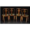 Image 2 : A Set of Four English Queen Anne Walnut Chairs