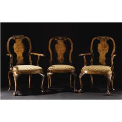 Set of 8 Fine George II Style Dining Chairs