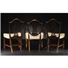 Image 2 : Set of Seven Hepplewhite Dining Chairs, 18th C.