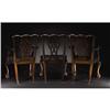 Image 2 : Set of 8 Eighteenth C. Upholstered Dining Chairs