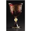 Image 2 : A Monumental Venetian Glass Goblet