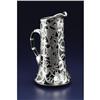 Image 1 : Glass & Silver Overlay Pitcher, glass & silver