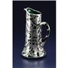Image 2 : Glass & Silver Overlay Pitcher, glass & silver
