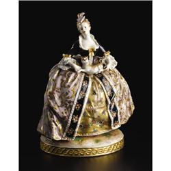 A French Porcelain Figure of a Woman