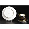 Image 2 : A Continental Porcelain Cup, Saucer and Plate