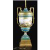 Image 2 : 'Sèvres' Jewelled Vase, Fitted As a Table Lamp
