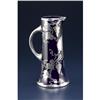Image 1 : American Porcelain Silver Overlay Pitcher, Lenox