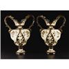 Image 1 : Pair of G & St. Eartheware Two-Handeled Vases
