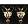 Image 2 : Pair of G & St. Eartheware Two-Handeled Vases
