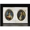 Image 1 : A Pair of Framed Ivory Miniatures