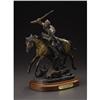 Image 1 : A Bronze Figure of a Mountain Man on Horseback