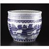 Image 1 : Large Chinese Blue and White Fishbowl