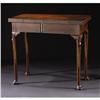 Image 2 : Fine Mahogany Queen Anne Swing-Leg Game Table
