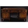 Image 2 : English Walnut Pedestal Desk, Nineteenth C.