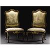 Image 1 : Pair of Eighteenth Century Venetian Tall Chairs
