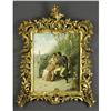Image 1 : A. Secola, Courting Couple, Oil on Panel