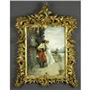 Image 1 : A. Secola, Courting Couple, Oil on Panel