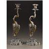 Image 2 : A Pair of Bronze Figural Candlesticks