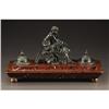 Image 1 : Empire Style Bronze and Marble Inkwell