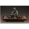 Image 2 : Empire Style Bronze and Marble Inkwell