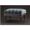 Image 2 : A French Louis XVI-style Upholstered Foot Stool