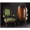 Image 2 : Pair American Rococo Revival Parlor Armchairs