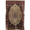 Image 1 : Antique Kashan RugPersiaCirca 1880Wool, silk