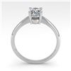 Image 3 : 1.02 ctw Oval Cut VS/SI Diamond Engagment Designer Ring 14k White Gold - REF-227W8H