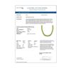 Image 4 : 61.85 ctw Peridot & VS/SI Certified Diamond Necklace GOLD 10k Yellow Gold - REF-395G8W