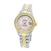 Image 2 : Rolex Men's Two Tone 14K Gold/SS, QuickSet, Diamond Dial & Diamond Bezel - REF-539F7M