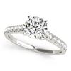 Image 1 : 1.23 ctw Certified VS/SI Diamond Ring 18k White Gold - REF-153H8R