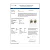 Image 4 : 1.52 ctw Diamond & Pearl Earrings 18K Yellow Gold - REF-217G8W