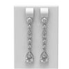 Image 1 : 2.84 ctw Diamond Earrings 18K White Gold - REF-395N8F