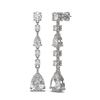 Image 2 : 2.84 ctw Diamond Earrings 18K White Gold - REF-395N8F