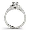 Image 2 : 1 ctw Certified VS/SI Diamond Ring 18k White Gold - REF-114A2N