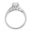 Image 2 : 0.80 ctw Certified VS/SI Diamond Solitaire Ring 18k White Gold - REF-244R9K