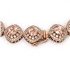Image 3 : 68.97 ctw Morganite & Diamond Victorian Necklace 14K Rose Gold - REF-2349A8N