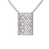 Image 3 : 4.26 ctw Diamond Necklace 18K White Gold - REF-411H8R