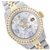 Image 1 : Rolex Men's Two Tone 14K Gold/SS, QuickSet, Arabic Dial with Diamond Bezel - REF-587A6N