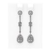Image 1 : 2.73 ctw Diamond Earrings 18K White Gold - REF-396N3F