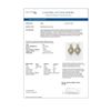Image 4 : 1.52 ctw Diamond & Pearl Earrings 18K Yellow Gold - REF-394R8K