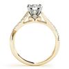 Image 2 : 0.77 ctw Certified VS/SI Diamond Ring 18k Yellow Gold - REF-95K2Y
