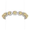 Image 1 : 4.45 ctw Diamond & Pearl Bracelet 18K White Gold - REF-482Y8X