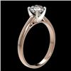 Image 3 : 1 ctw Certified Quality Diamond Engagment Ring 10k Rose Gold - REF-139W2H