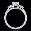 Image 2 : 1.5 ctw VS/SI Diamond Solitaire Ring 18k White Gold - REF-409H3R