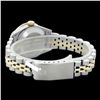 Image 3 : Rolex Men's Stainless Steel, QuickSet, Diam Dial & Diam/Emerald Bezel